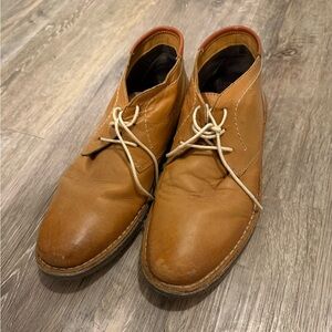 Steve Madden Tan Leather Chukka Boots